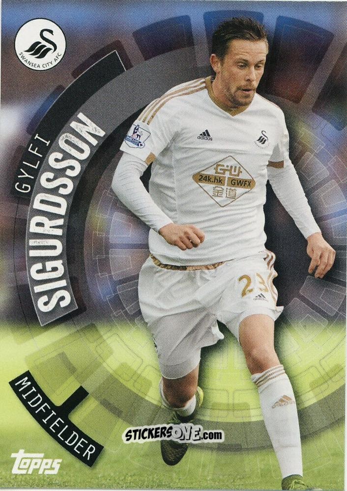 Cromo Gylfi Sigurdsson - Premier Club 2015-2016 n. 119 - Topps
