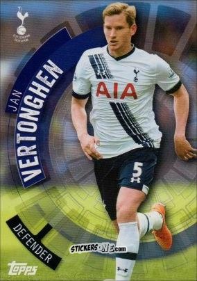 Cromo Jan Vertonghen - Premier Club 2015-2016 n. 122 - Topps