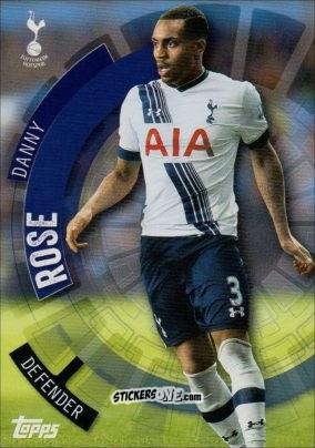 Figurina Danny Rose - Premier Club 2015-2016 n. 123 - Topps