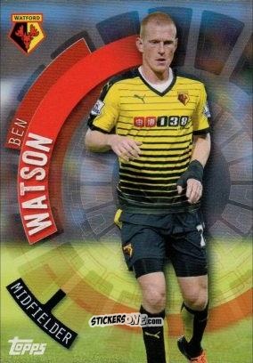 Sticker Ben Watson - Premier Club 2015-2016 n. 135 - Topps
