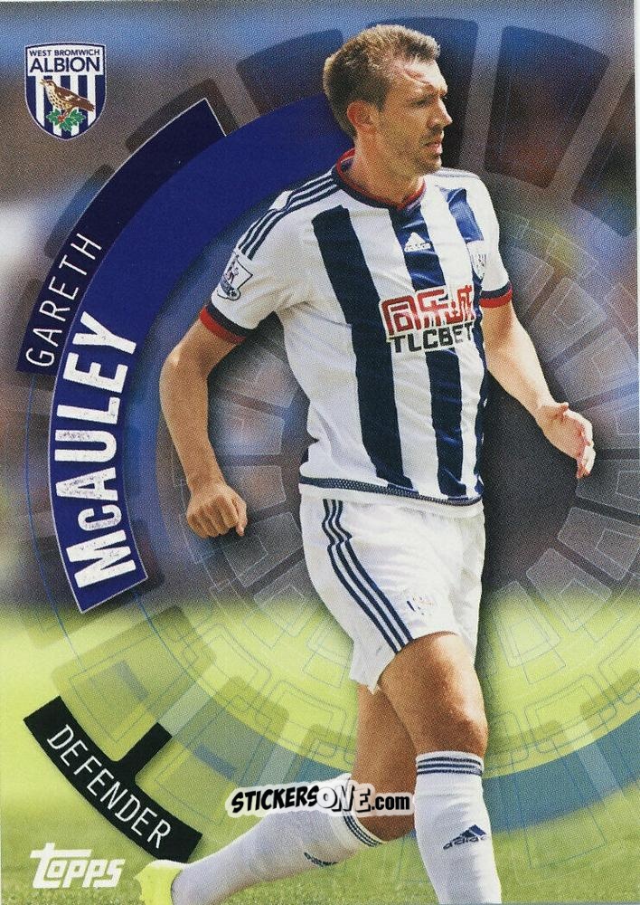 Cromo Gareth McAuley - Premier Club 2015-2016 n. 137 - Topps
