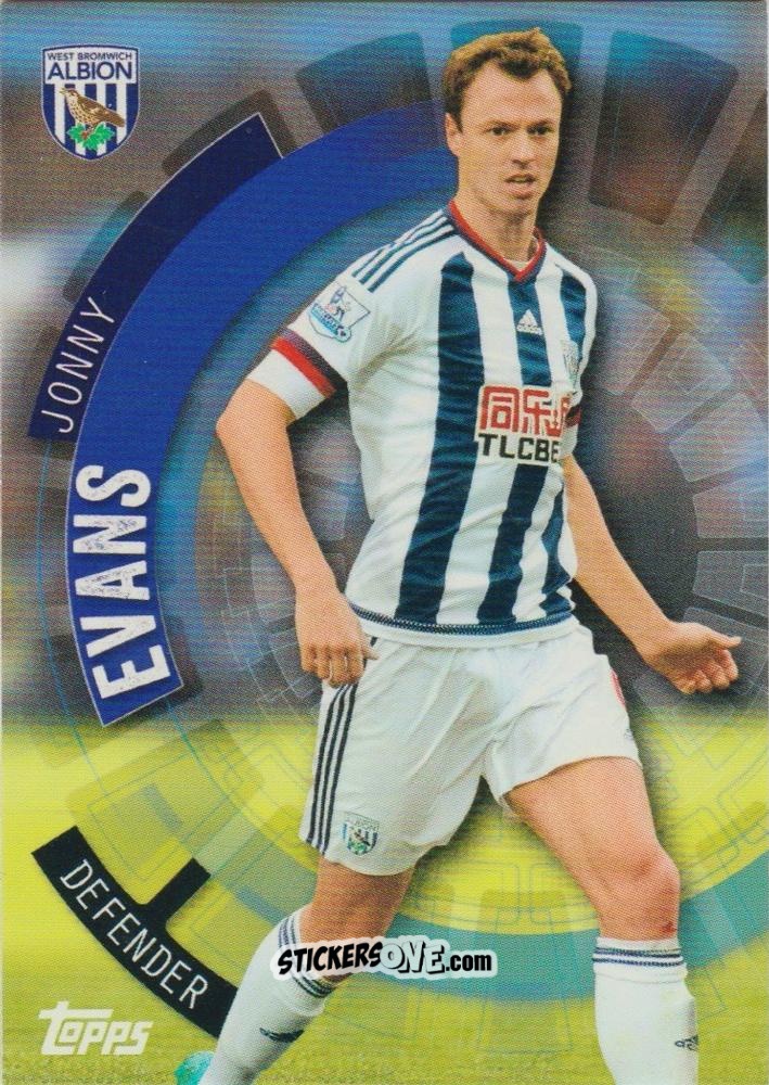 Cromo Jonny Evans - Premier Club 2015-2016 n. 138 - Topps