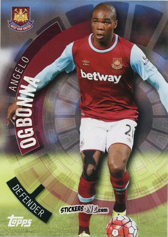 Sticker Angelo Ogbonna - Premier Club 2015-2016 n. 145 - Topps