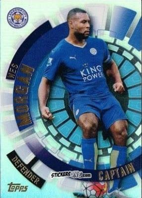 Cromo Wes Morgan - Premier Club 2015-2016 n. 157 - Topps