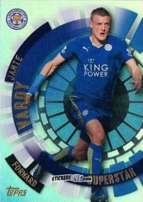 Sticker Jamie Vardy - Premier Club 2015-2016 n. 174 - Topps