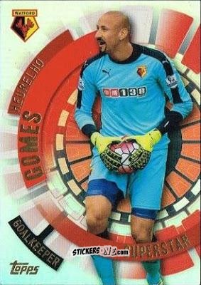 Cromo Heurelho Gomes - Premier Club 2015-2016 n. 179 - Topps