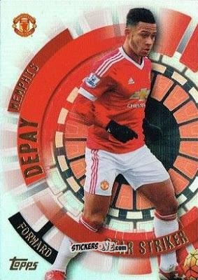Figurina Memphis Depay - Premier Club 2015-2016 n. 190 - Topps