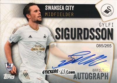 Cromo Gylfi Sigurdsson - Premier Club 2015-2016 n. A-GS - Topps
