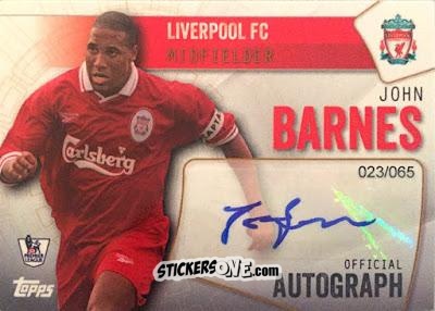 Figurina John Barnes - Premier Club 2015-2016 n. A-JB - Topps