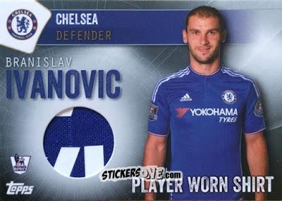 Figurina Branislav Ivanovic - Premier Club 2015-2016 n. PWS-BI-a - Topps