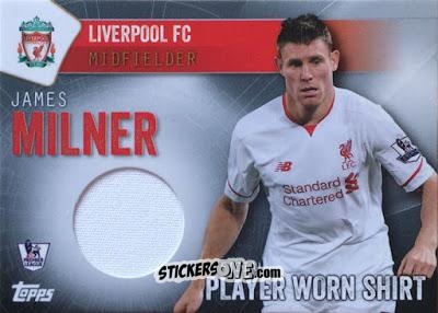 Cromo James Milner - Premier Club 2015-2016 n. PWS-JM-a - Topps