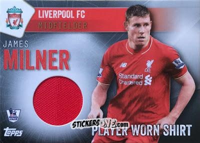 Cromo James Milner - Premier Club 2015-2016 n. PWS-JM-h - Topps