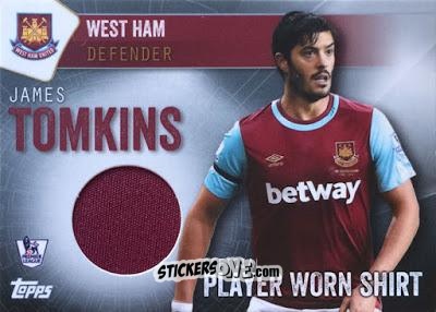 Figurina James Tomkins - Premier Club 2015-2016 n. PWS-JT-h - Topps