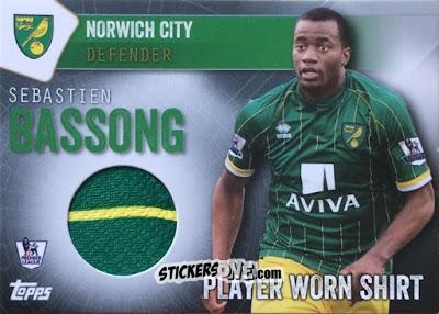 Cromo Sebastien Bassong - Premier Club 2015-2016 n. PWS-SB-a - Topps