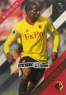 Cromo Abdoulaye Doucoure - Premier Gold 2017-2018 n. 132 - Topps