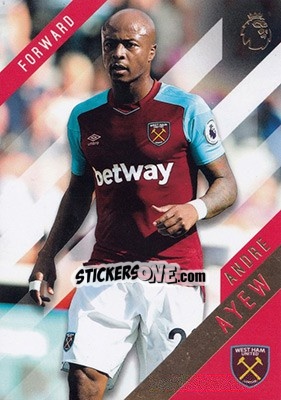 Cromo Andre Ayew - Premier Gold 2017-2018 n. 148 - Topps