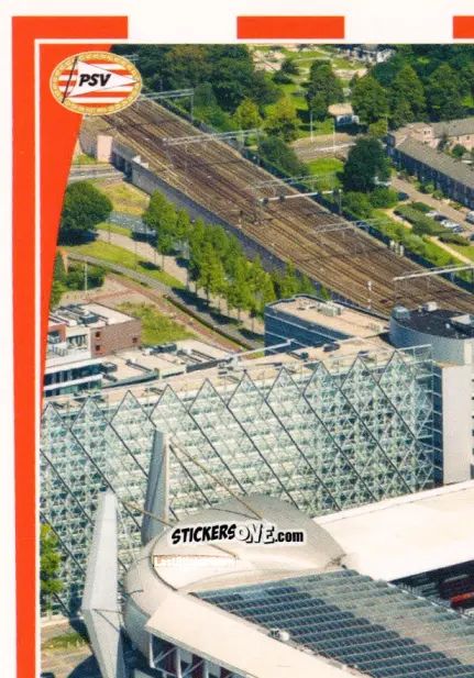 Figurina Philips Stadion (puzzle 1) - PSV Droomalbum 2017-2018 n. 6 - Panini