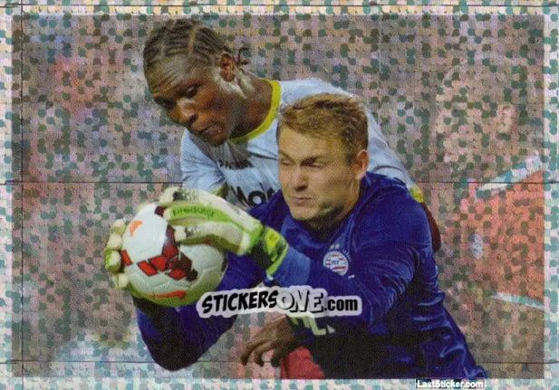 Figurina Jeroen Zoet - PSV Droomalbum 2017-2018 n. 23 - Panini