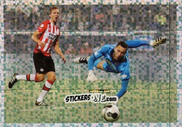 Figurina Luuk de Jong - PSV Droomalbum 2017-2018 n. 80 - Panini
