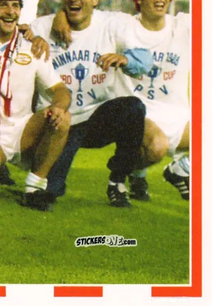 Cromo 1988 de Europa Cup I finale (puzzle 6) - PSV Droomalbum 2017-2018 n. 117 - Panini