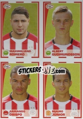 Cromo Albert Gudmundsson / Maximiliano Romero / Armando Obispo / Mauro Junior