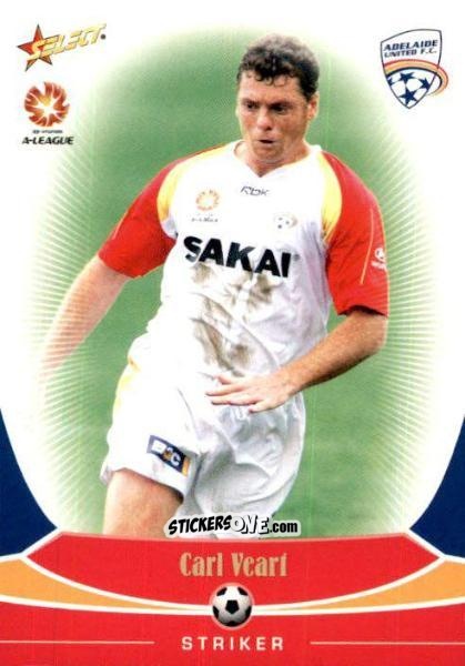 Cromo Carl Veart - Hyundai A-League 2006 n. 11 - Select