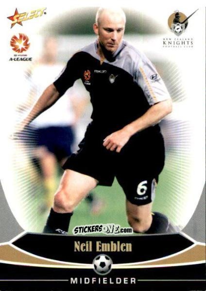 Cromo Neil Emblen - Hyundai A-League 2006 n. 61 - Select
