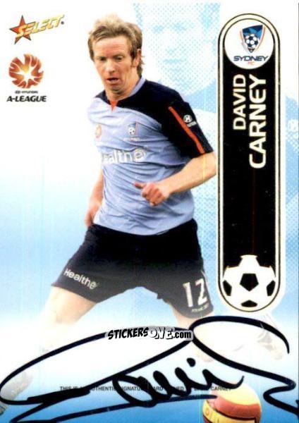 Cromo David Carney - Hyundai A-League 2006 n. A8 - Select