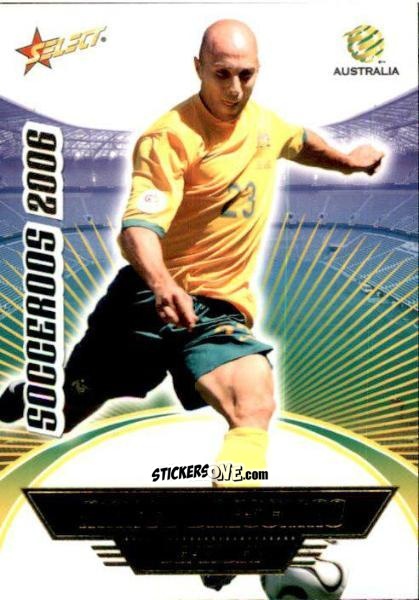 Cromo Mark Bresciano - Hyundai A-League 2006 n. SR4 - Select