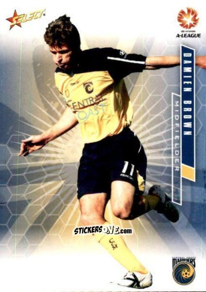 Cromo Damien Brown - Hyundai A-League 2007 n. 21 - Select