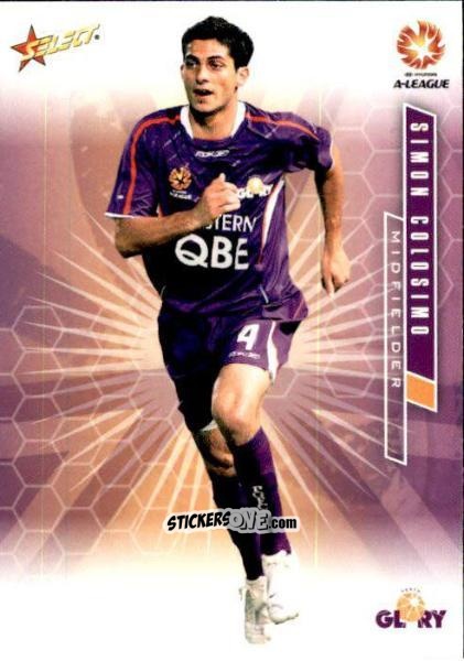 Cromo Simon Colosimo - Hyundai A-League 2007 n. 70 - Select