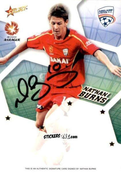 Cromo Nathan Burns - Hyundai A-League 2007 n. A1 - Select