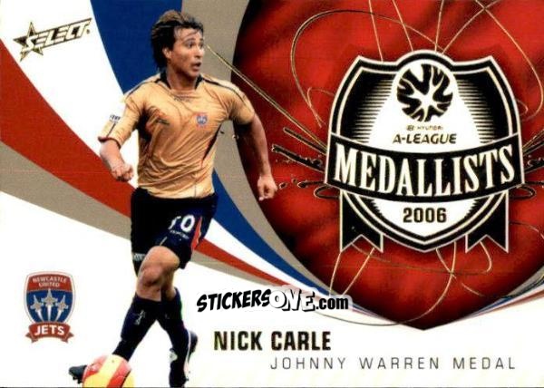 Figurina Nick Carle - Hyundai A-League 2007 n. M1 - Select