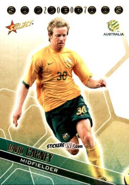 Cromo David Carney - Hyundai A-League 2007 n. SR7 - Select