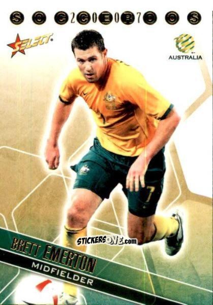 Figurina Brett Emerton - Hyundai A-League 2007 n. SR9 - Select