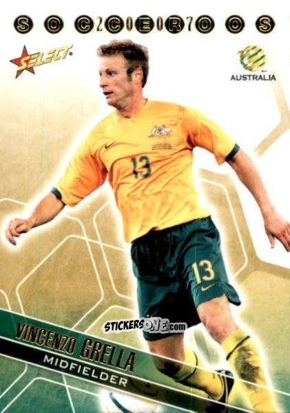 Cromo Vince Grella - Hyundai A-League 2007 n. SR10 - Select