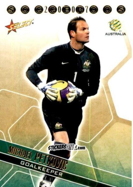 Sticker Michael Petkovic - Hyundai A-League 2007 n. SR17 - Select