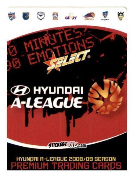 Figurina Checklist 2 - Hyundai A-League 2008-2009 n. 2 - Select