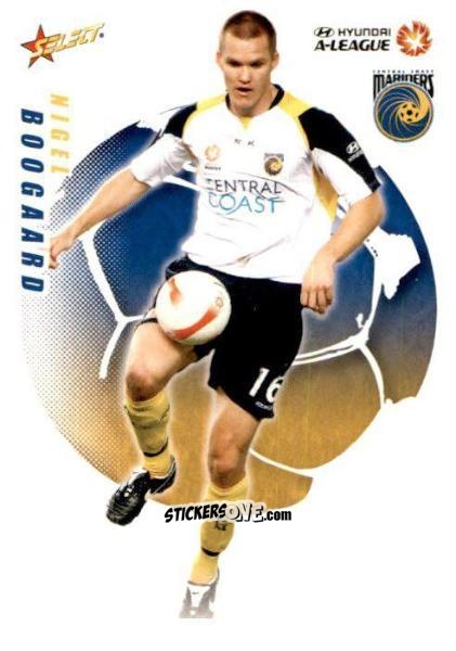 Cromo Nigel Boogaard - Hyundai A-League 2008-2009 n. 19 - Select