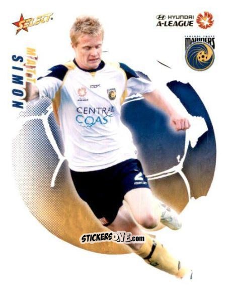 Cromo Matt Simon - Hyundai A-League 2008-2009 n. 20 - Select