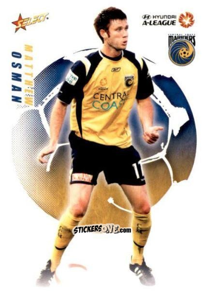 Cromo Matthew Osman - Hyundai A-League 2008-2009 n. 25 - Select