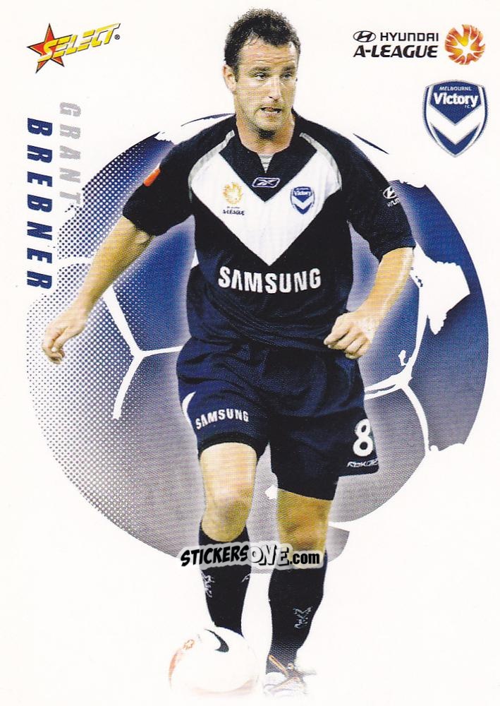 Sticker Grant Brebner - Hyundai A-League 2008-2009 n. 34 - Select