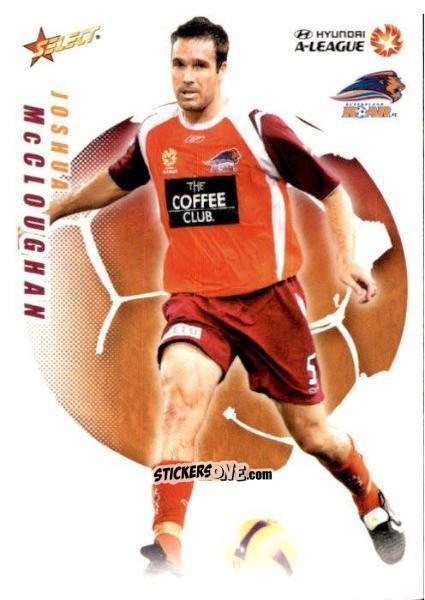 Cromo Joshua Mccloughan - Hyundai A-League 2008-2009 n. 77 - Select