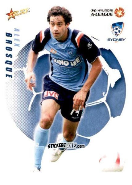 Sticker Alex Brosque - Hyundai A-League 2008-2009 n. 91 - Select