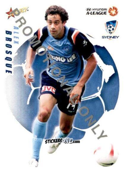 Sticker Alex Brosque - Hyundai A-League 2008-2009 n. 91-p - Select