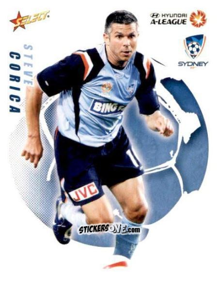 Sticker Steve Corica - Hyundai A-League 2008-2009 n. 93 - Select