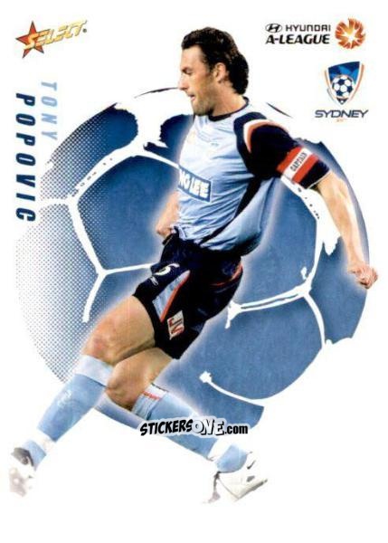 Figurina Tony Popovic - Hyundai A-League 2008-2009 n. 97 - Select