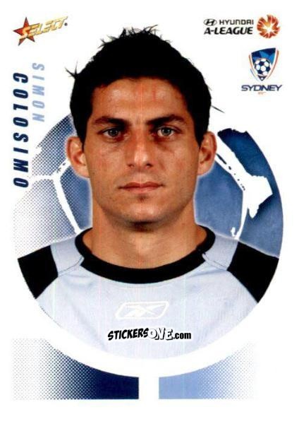 Cromo Simon Colosimo - Hyundai A-League 2008-2009 n. 101 - Select