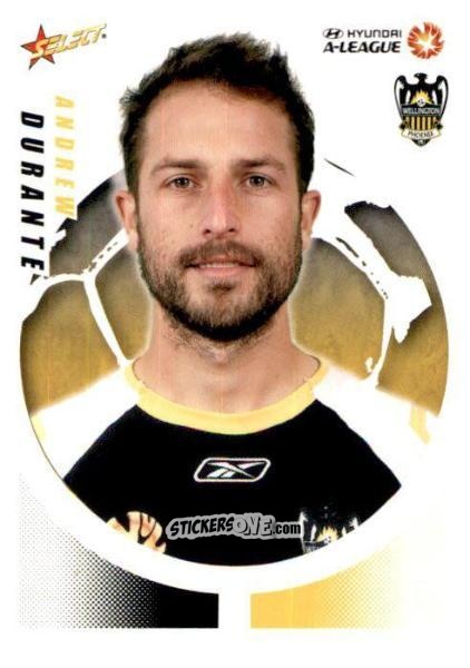 Sticker Andrew Durante - Hyundai A-League 2008-2009 n. 106 - Select