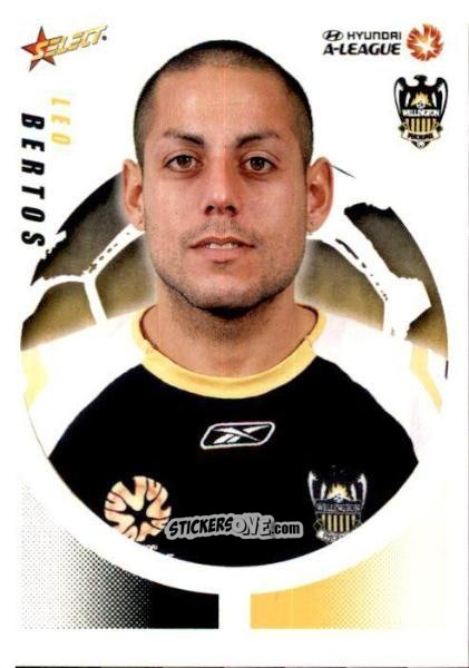 Sticker Leo Bertos - Hyundai A-League 2008-2009 n. 114 - Select